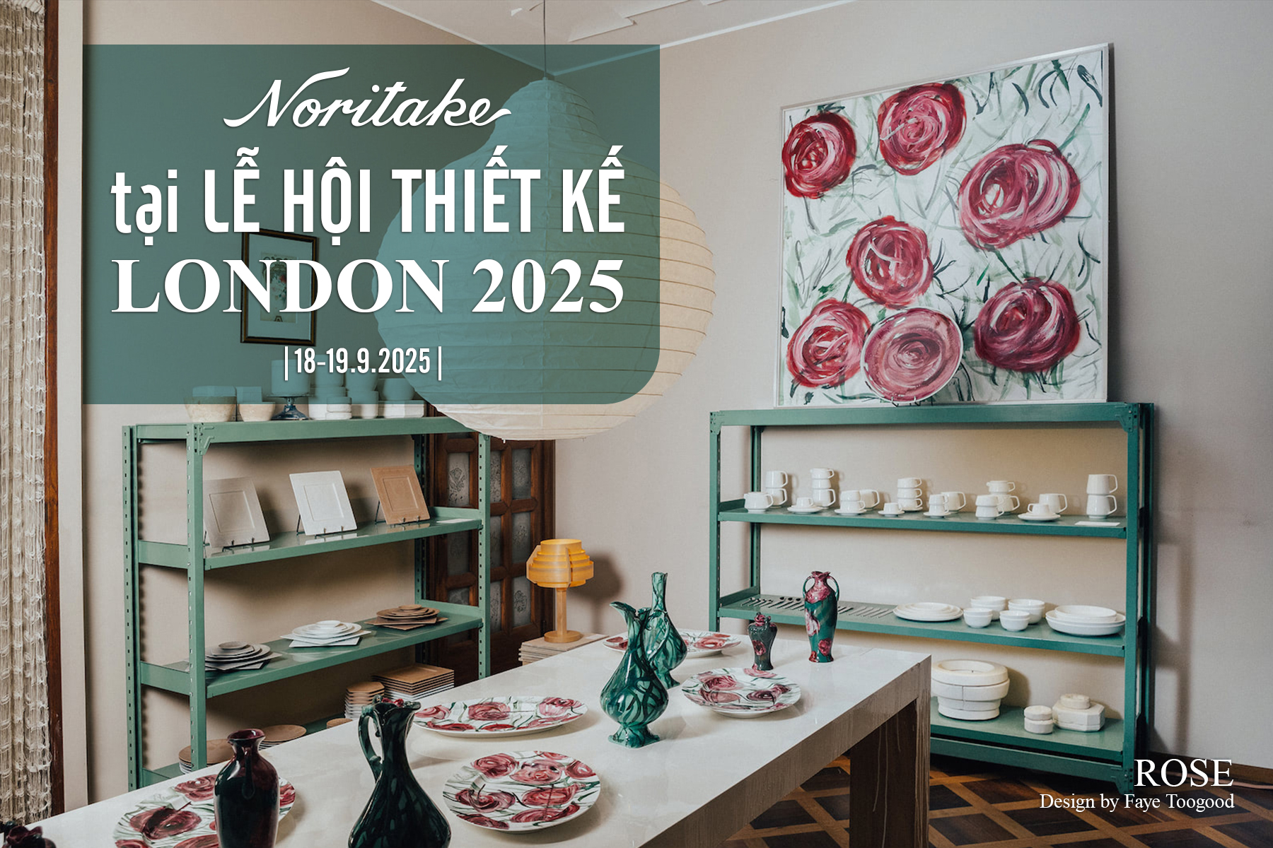 Noritake tại Lễ hội thiết kế London 2025
